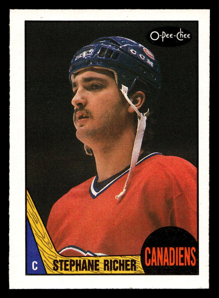 1987-88 O-Pee-Chee #233 Stephane Richer Near Mint+ RC Rookie OPC 