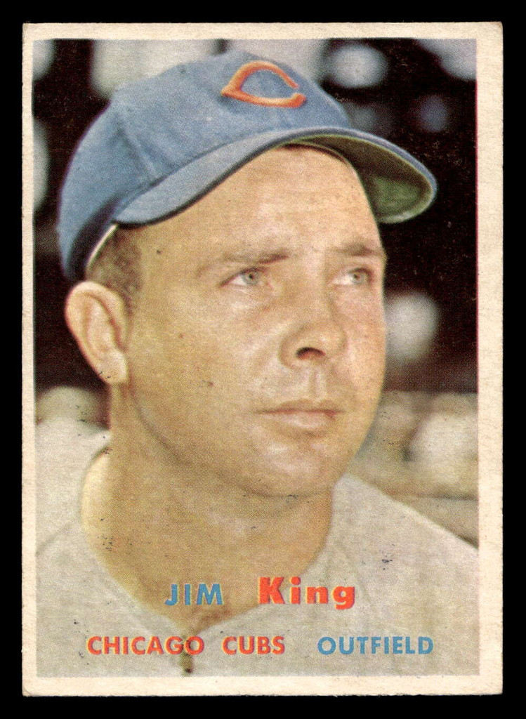 1957 Topps #186 Jim King Excellent  ID: 511787