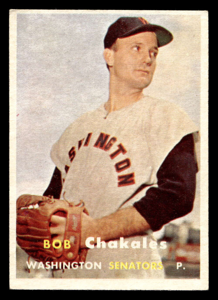 1957 Topps #261 Bob Chakales Excellent+  ID: 511810