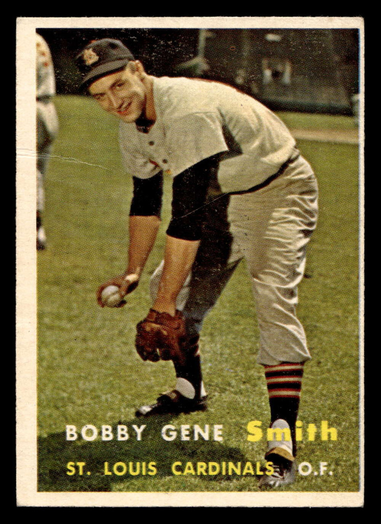 1957 Topps #384 Bobby Gene Smith Very Good RC Rookie  ID: 511849