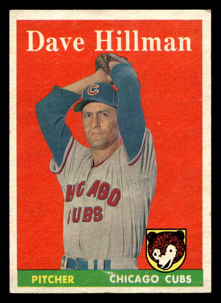 1958 Topps #41 Dave Hillman Excellent  ID: 511862