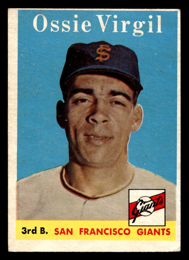 1958 Topps #107 Ozzie Virgil Sr. UER Excellent  ID: 511873