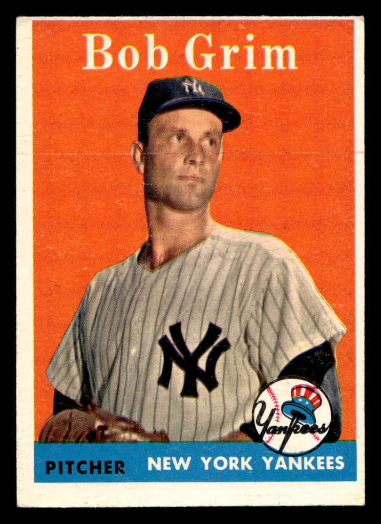 1958 Topps #224 Bob Grim Excellent+  ID: 511890
