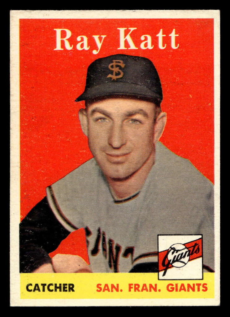1958 Topps #284 Ray Katt Near Mint 