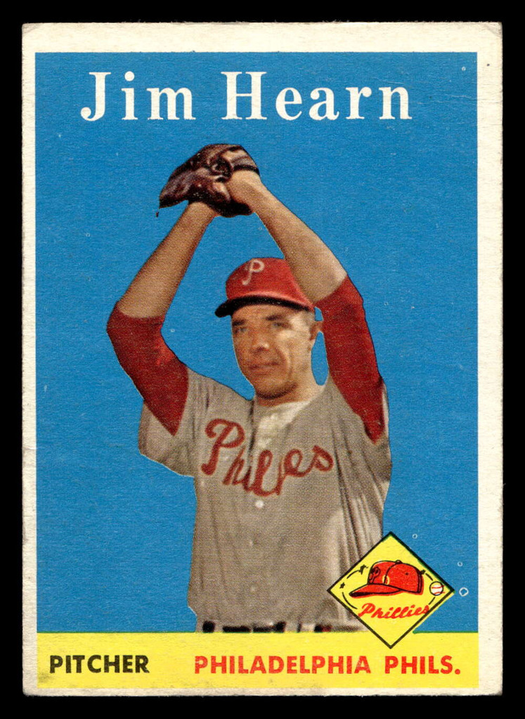 1958 Topps #298 Jim Hearn Very Good 