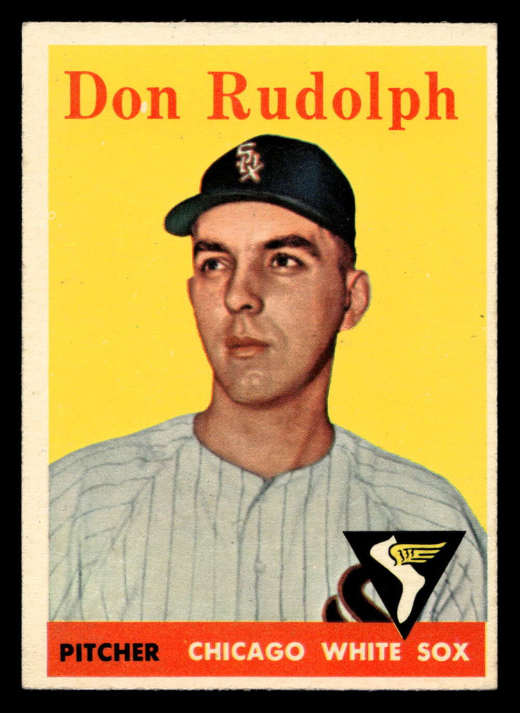 1958 Topps #347 Don Rudolph UER Ex-Mint RC Rookie 