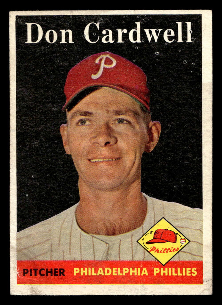 1958 Topps #372 Don Cardwell Good 