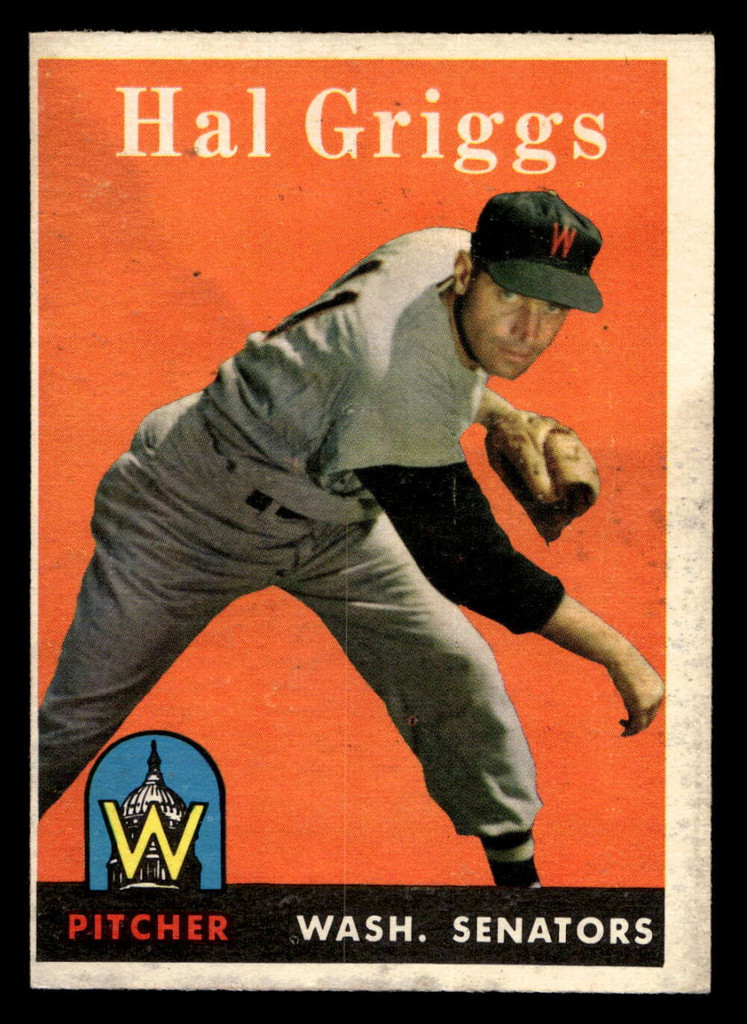 1958 Topps #455 Hal Griggs Good RC Rookie 
