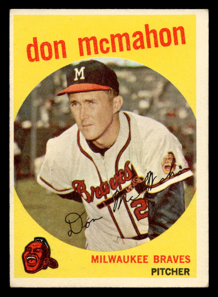1959 Topps #3 Don McMahon Excellent  ID: 511964