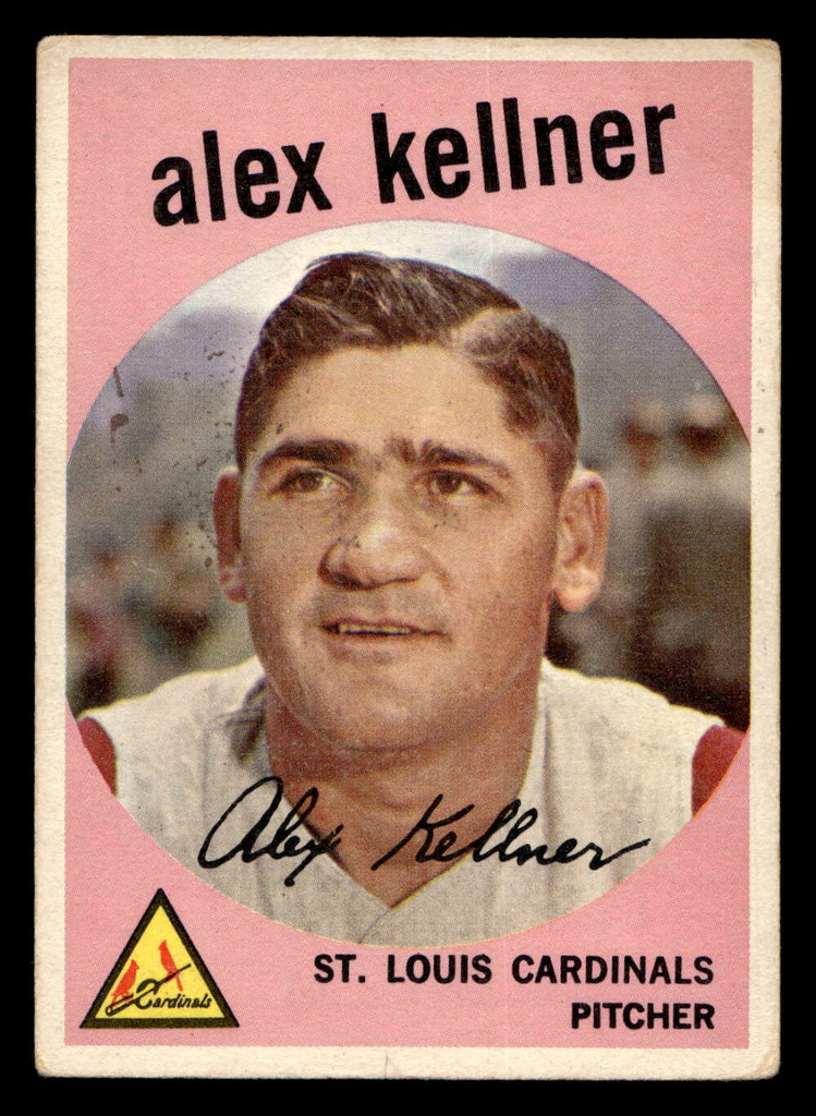 1959 Topps #101 Alex Kellner UER Very Good  ID: 511986