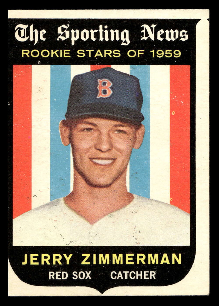 1959 Topps #146 Jerry Zimmerman Excellent+ RC Rookie  ID: 512003
