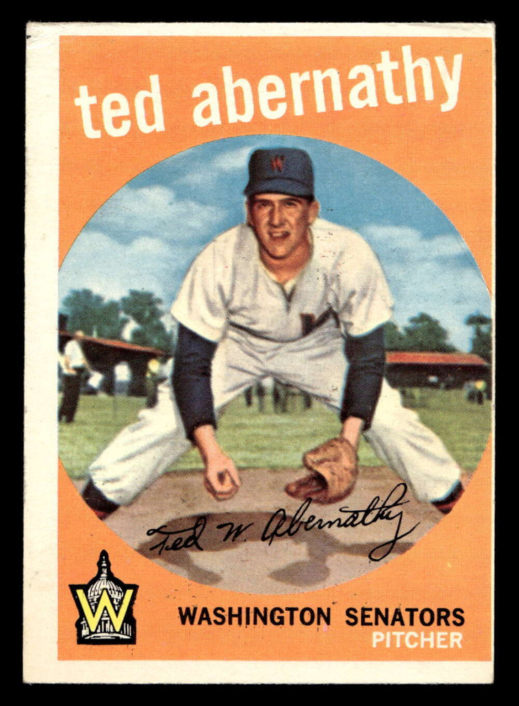 1959 Topps #169 Ted Abernathy Excellent  ID: 512013