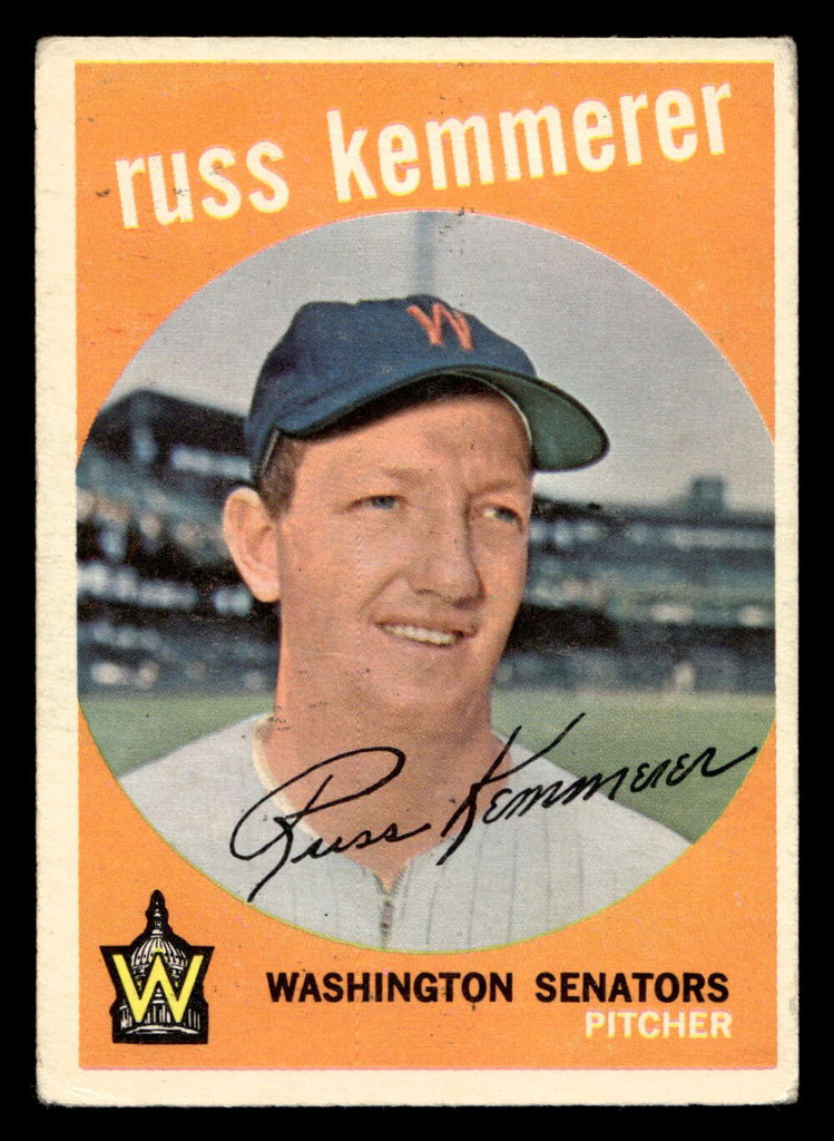 1959 Topps #191 Russ Kemmerer VG-EX 