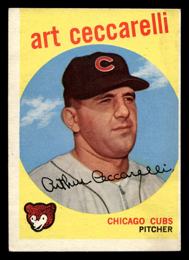 1959 Topps #226 Art Ceccarelli Excellent  ID: 512041