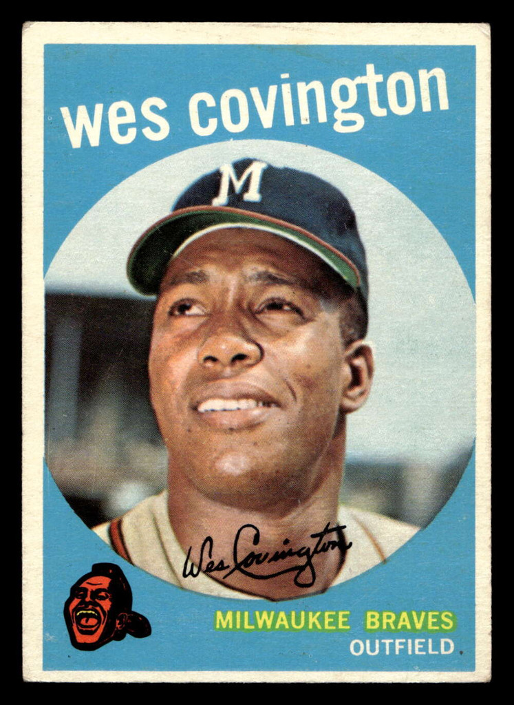 1959 Topps #290 Wes Covington Very Good  ID: 512070
