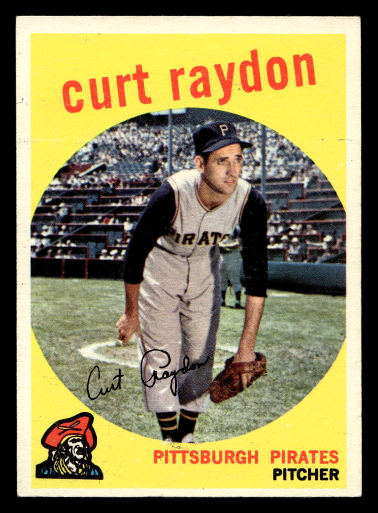 1959 Topps #305 Curt Raydon Ex-Mint RC Rookie  ID: 512078