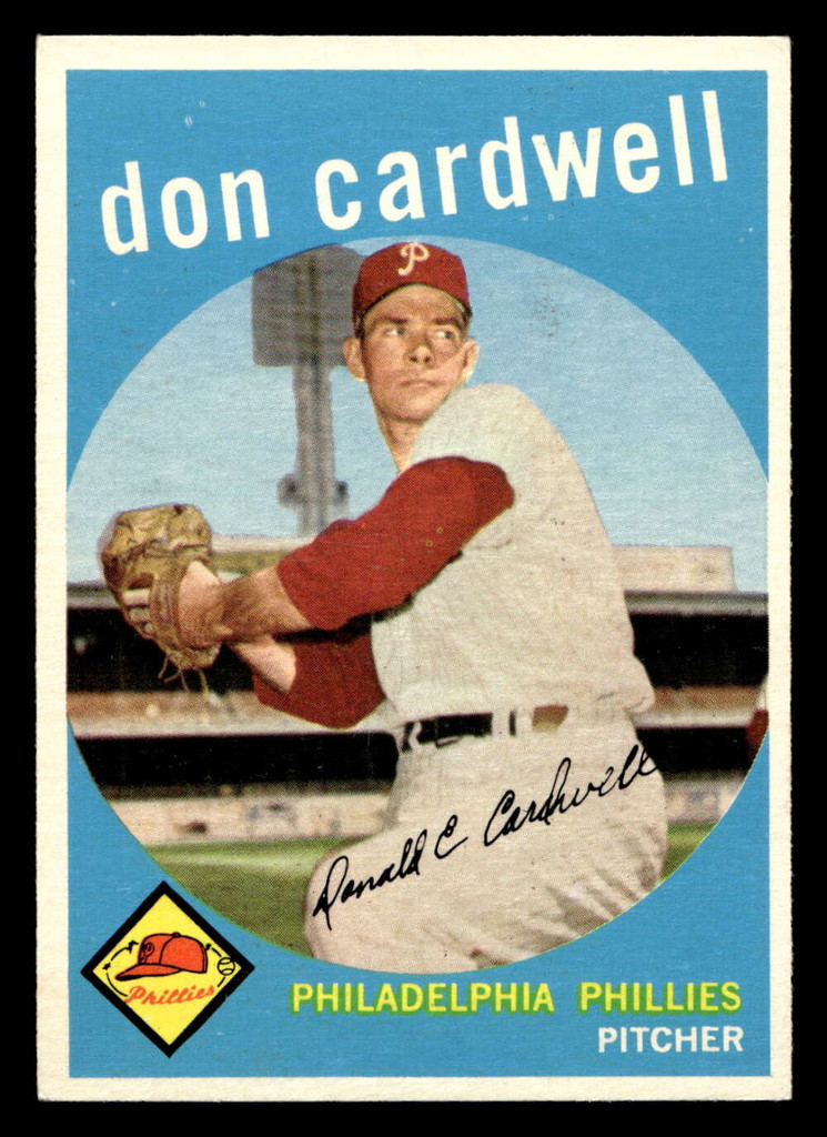 1959 Topps #314 Don Cardwell Ex-Mint  ID: 512082