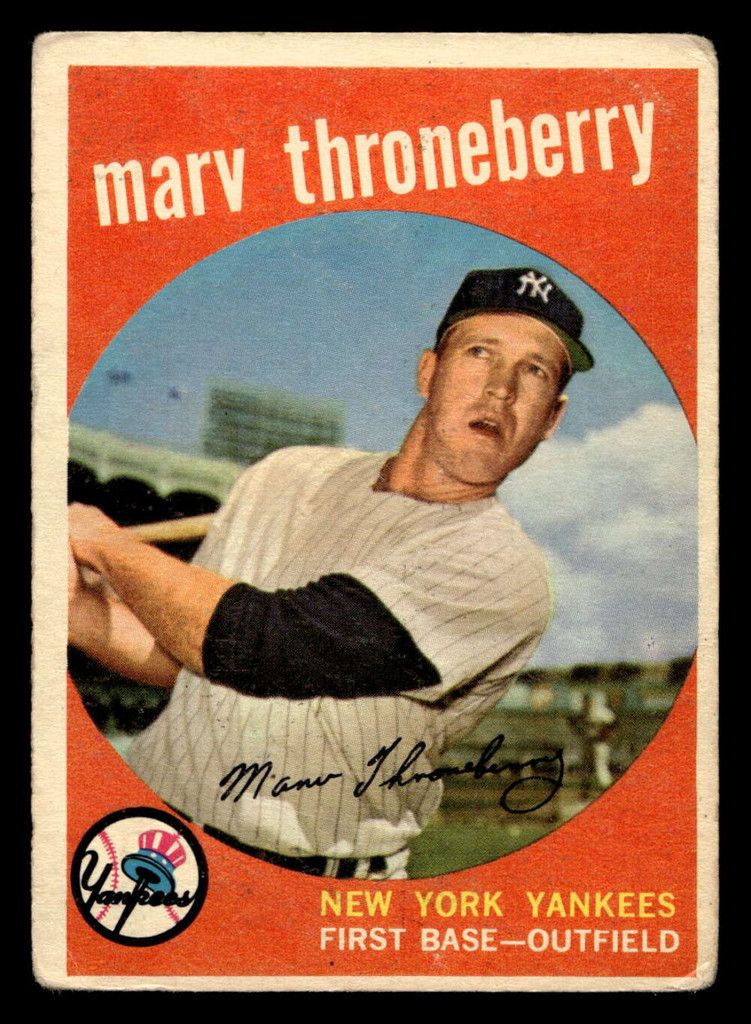 1959 Topps #326 Marv Throneberry Good 