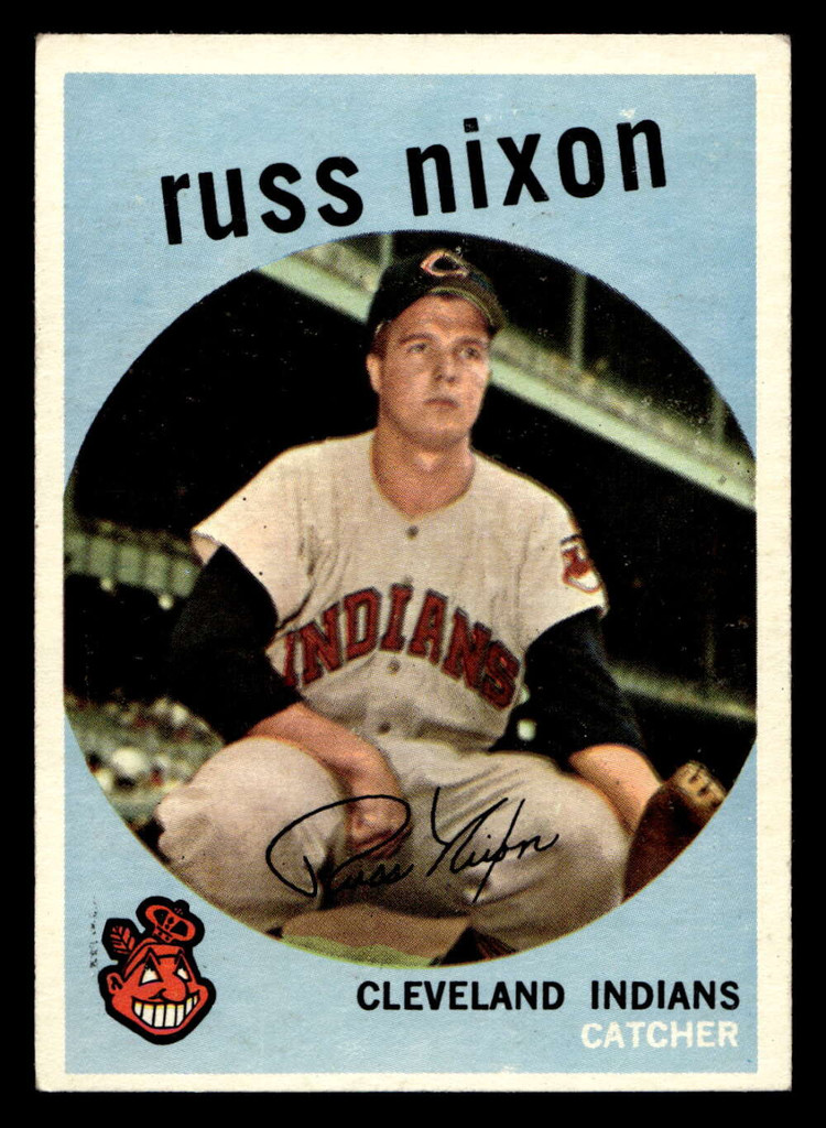 1959 Topps #344 Russ Nixon Excellent+  ID: 512094
