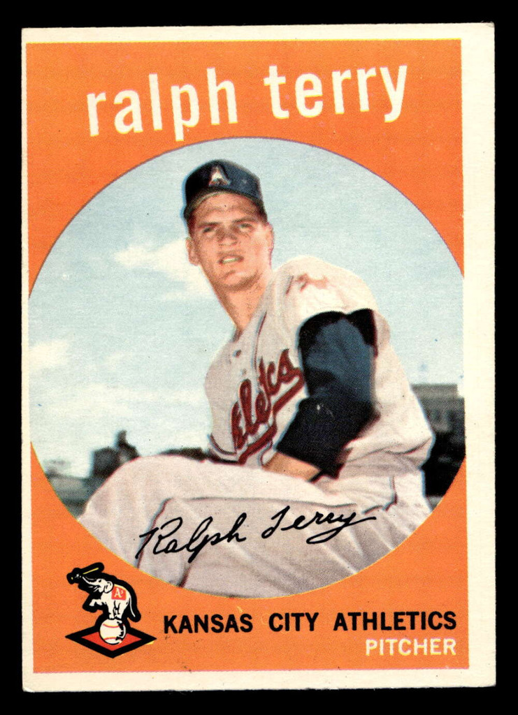 1959 Topps #358 Ralph Terry Excellent+  ID: 512103