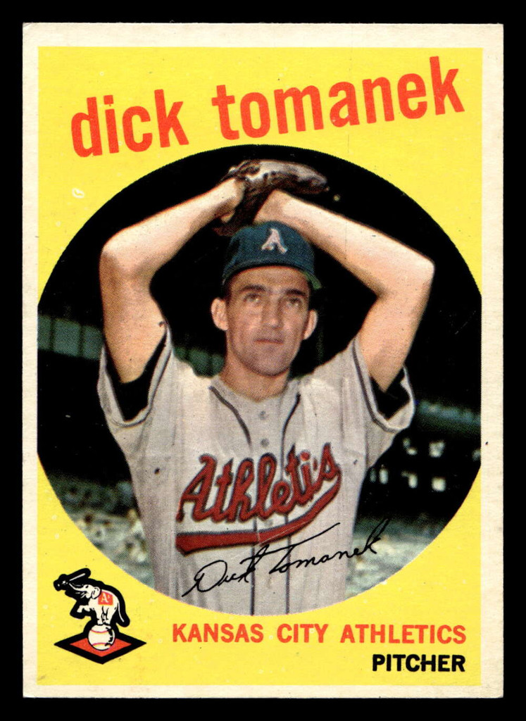 1959 Topps #369 Dick Tomanek UER Ex-Mint  ID: 512107