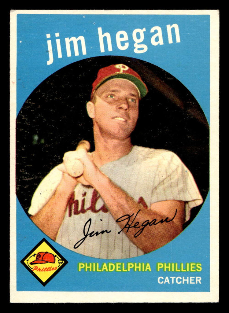 1959 Topps #372 Jim Hegan Excellent+ 