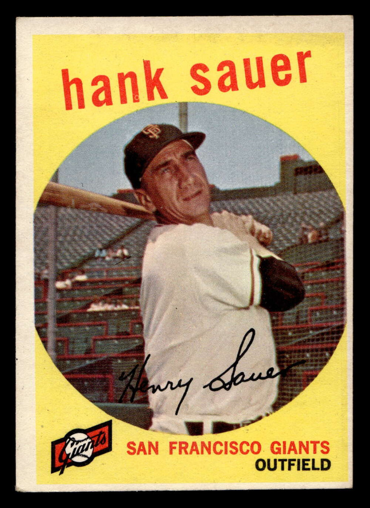 1959 Topps #404 Hank Sauer Excellent+  ID: 512135