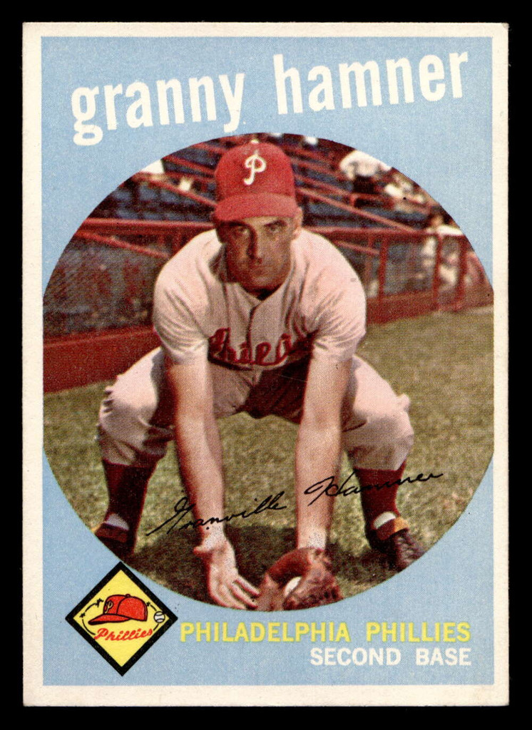 1959 Topps #436 Granny Hamner Excellent+  ID: 512166