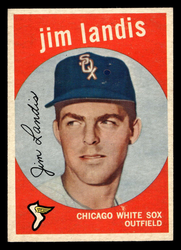 1959 Topps #493 Jim Landis Ex-Mint  ID: 512193
