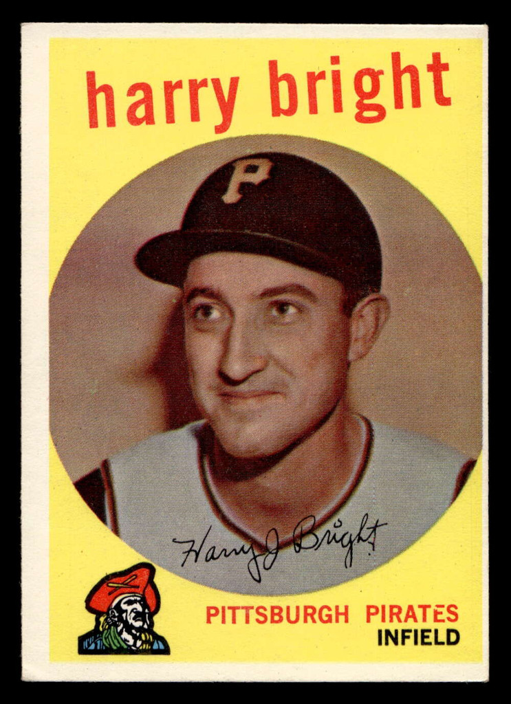 1959 Topps #523 Harry Bright Excellent RC Rookie  ID: 512213