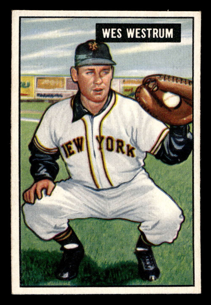 1951 Bowman #161 Wes Westrum Ex-Mint RC Rookie 