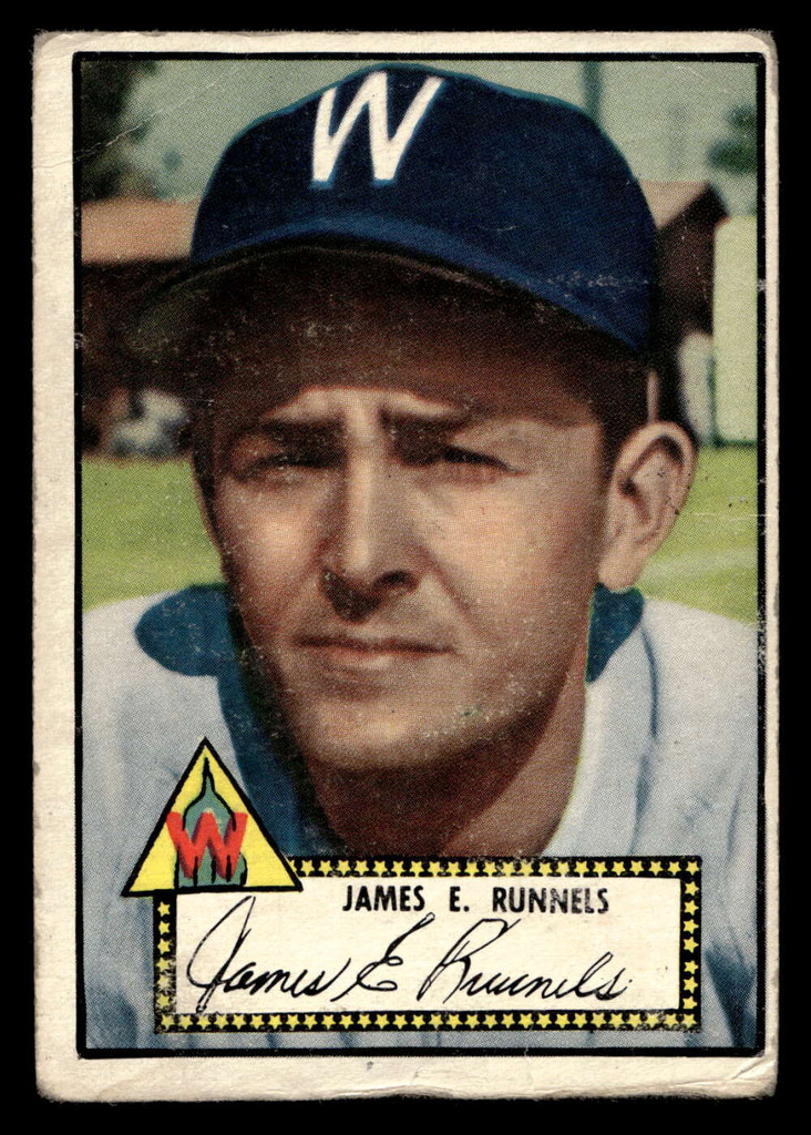 1952 Topps #2 Pete Runnels Poor RC Rookie Black Back 