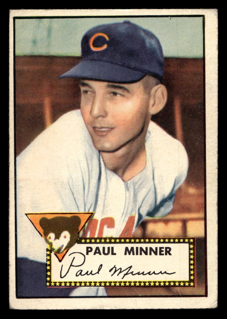 1952 Topps #127 Paul Minner Very Good RC Rookie 