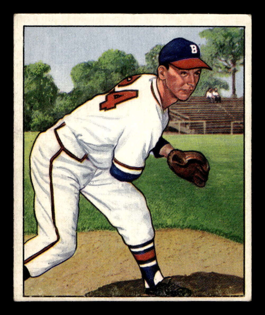 1950 Bowman #57 Vern Bickford Excellent+ 