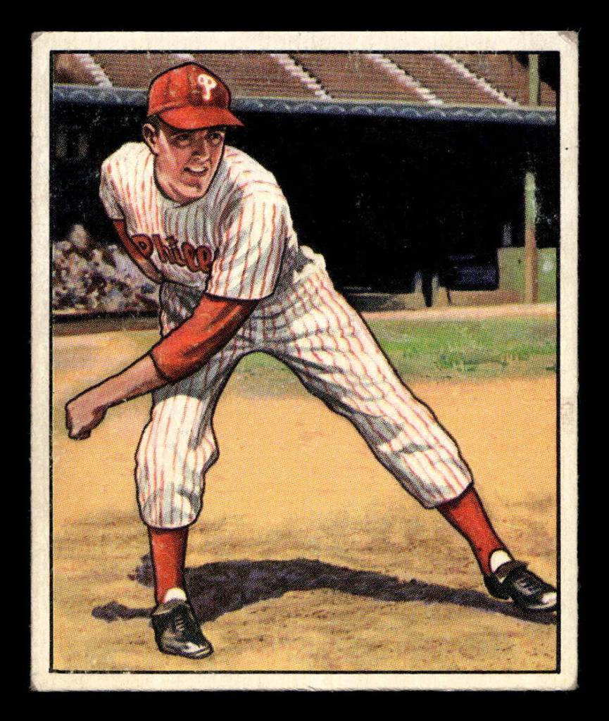 1950 Bowman #68 Curt Simmons Excellent 