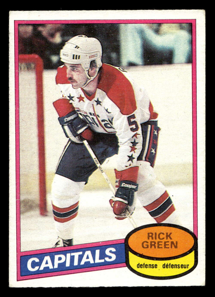 1980-81 O-Pee-Chee #33 Rick Green Ex-Mint OPC 