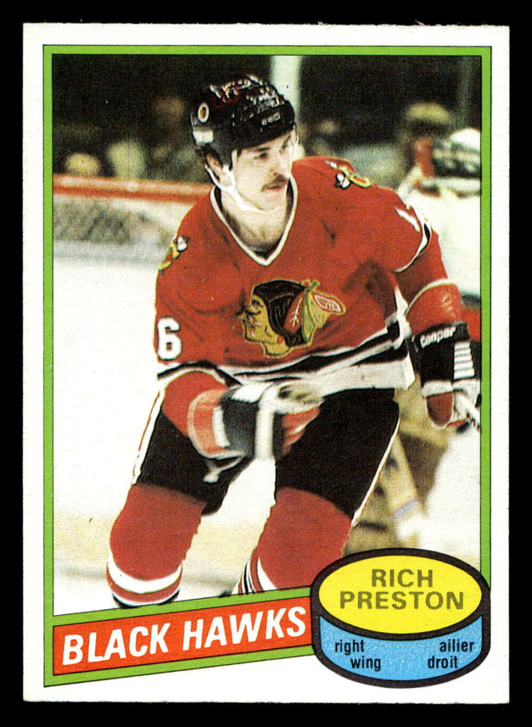 1980-81 O-Pee-Chee #41 Rich Preston Near Mint OPC 