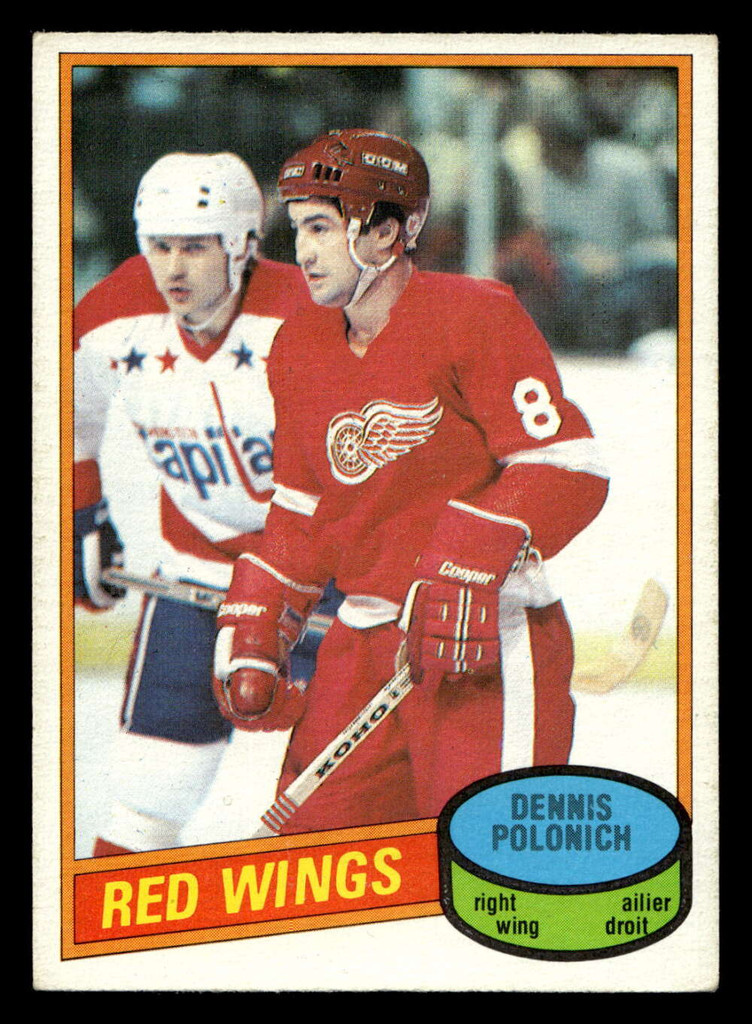 1980-81 O-Pee-Chee #54 Dennis Polonich Ex-Mint OPC 