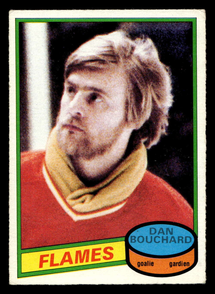 1980-81 O-Pee-Chee #68 Dan Bouchard Excellent+ OPC 