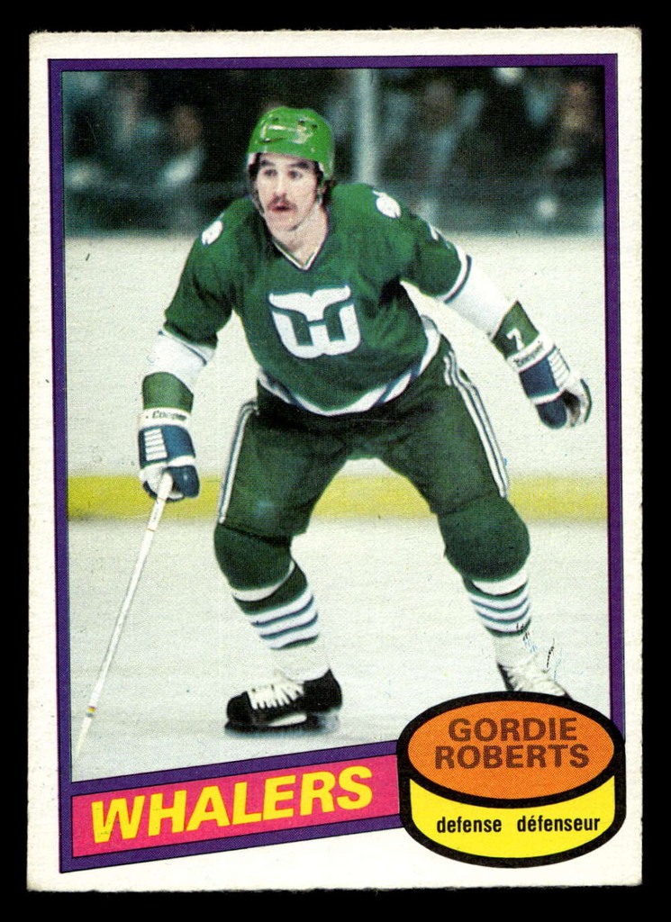 1980-81 O-Pee-Chee #112 Gordie Roberts Ex-Mint OPC 