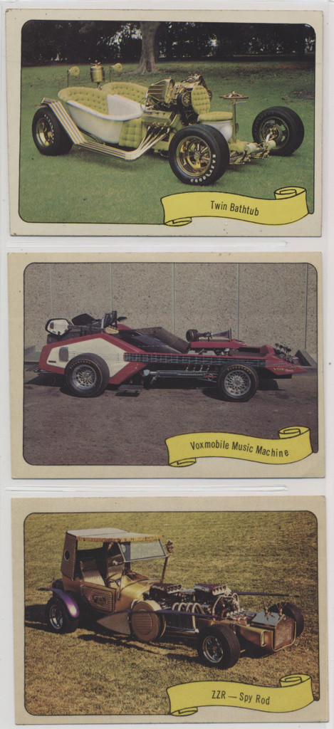 1974 Fleer Kustom Cars Series 1 (30) Stickers and 16 Puzzle Cards  #*sku37110
