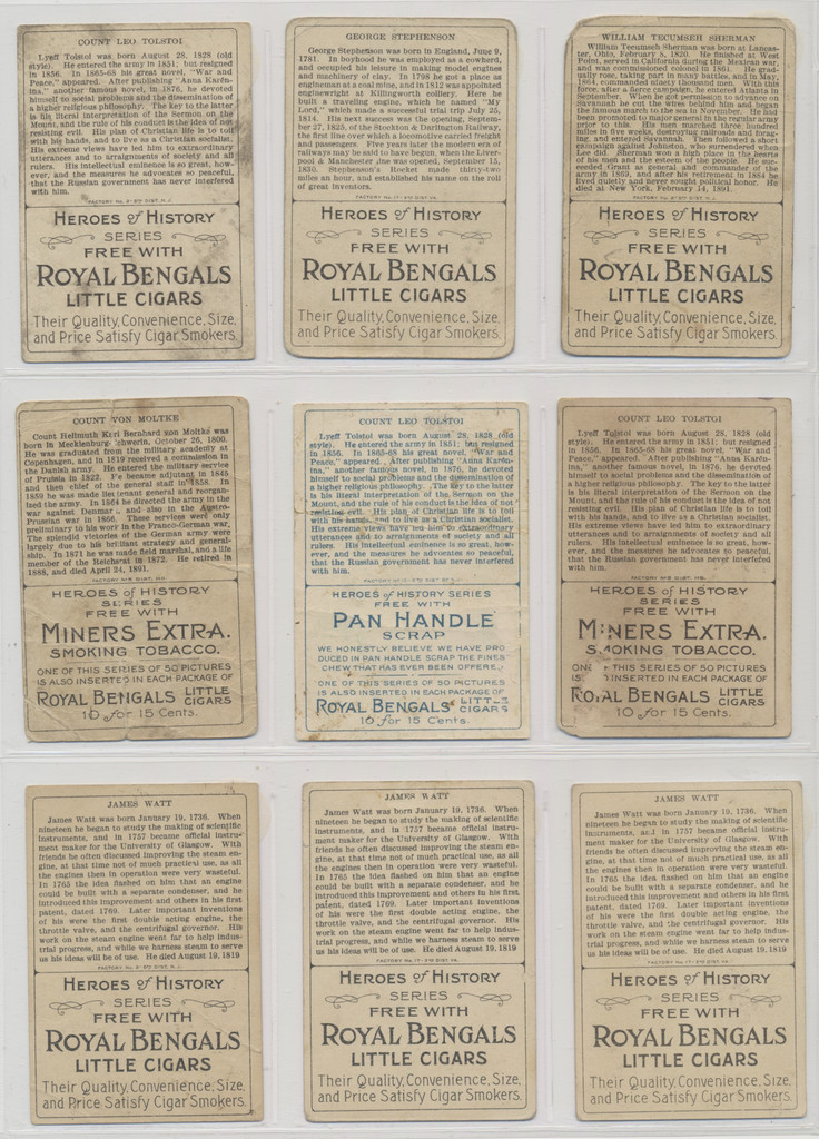 1911 T68 HEROES OF HISTORY  Partial Set 31 different/100 with 20 duplicates WILL SELL SINGLES  #*sku37114