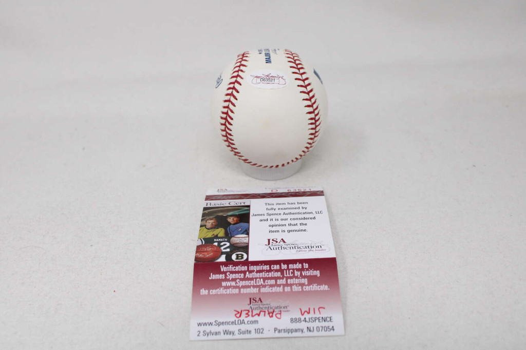 Jim Palmer Baseball Signed Autograph JSA Orioles HOF 90