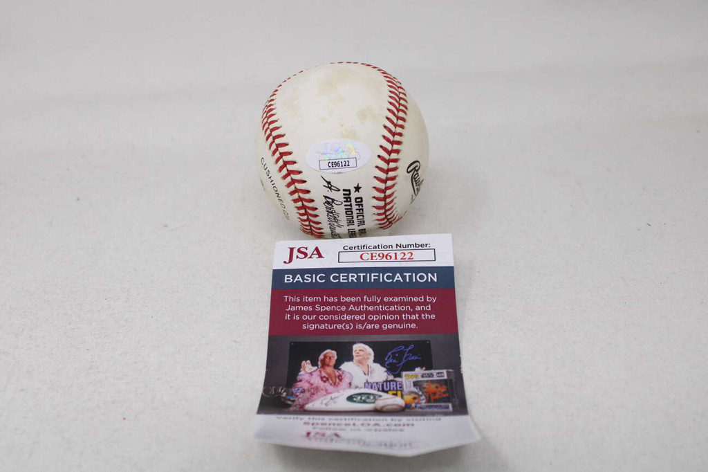 Lou Brock Baseball Signed Autograph JSA Cardinals