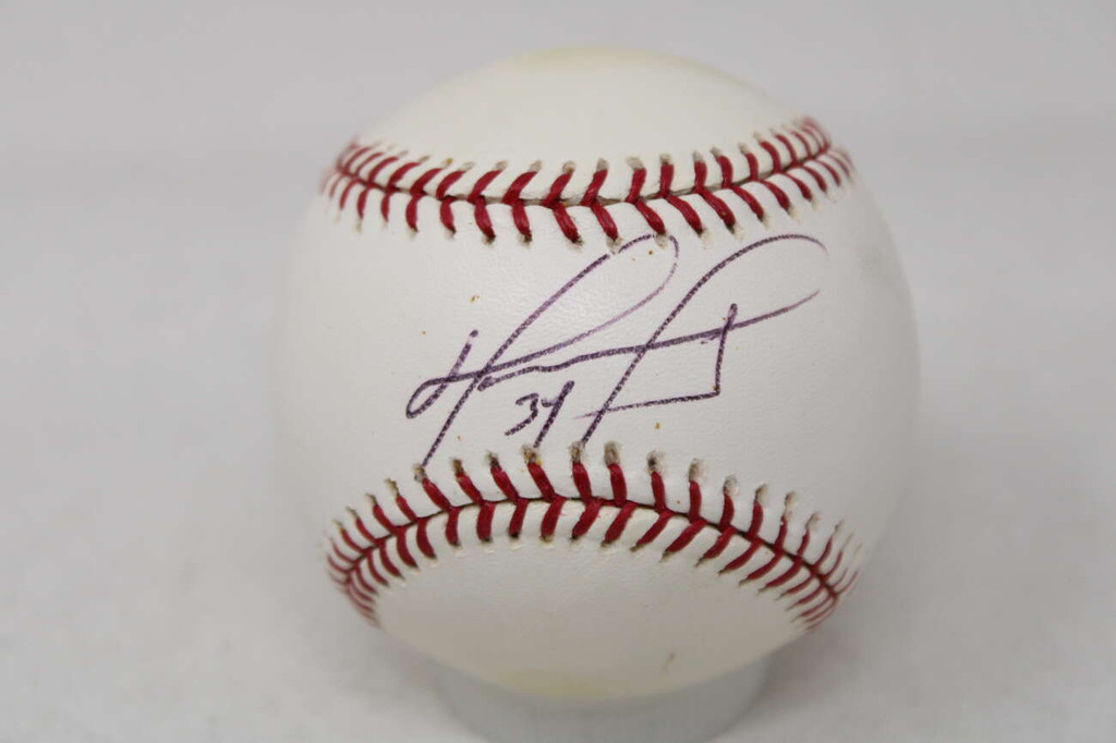 David Ortiz Baseball Signed Autograph JSA Red Sox 34