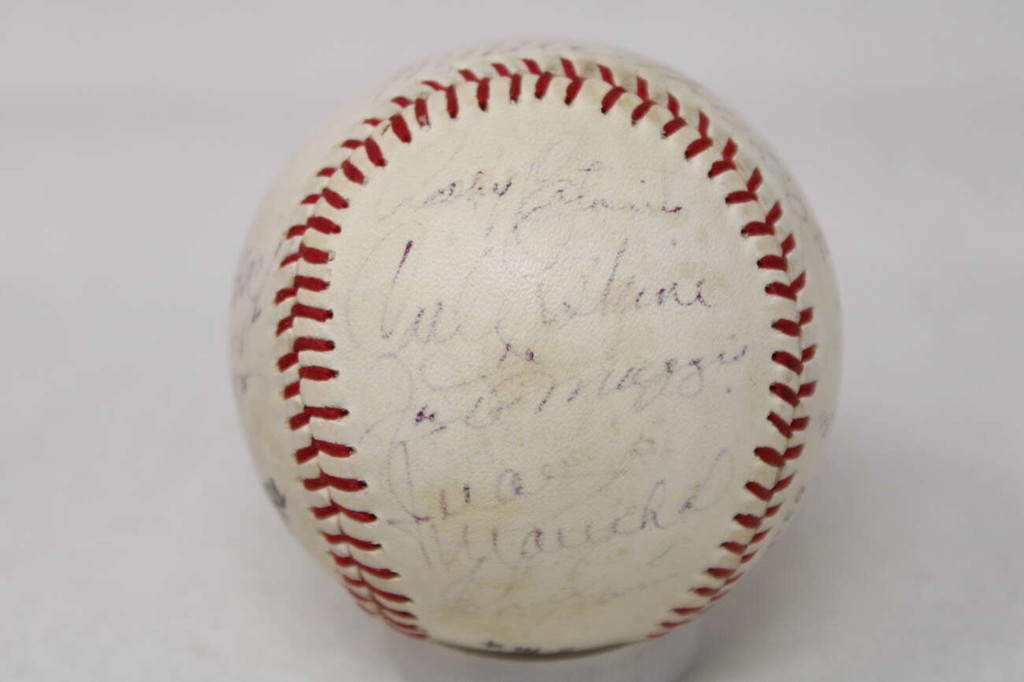 Roger Maris Baseball Signed Autograph PSA/DNA Joe DiMaggio Banks Brock 13 Sigs