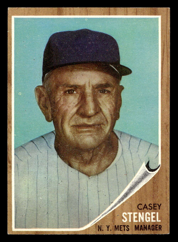 1962 Topps #29 Casey Stengel MG Near Mint 