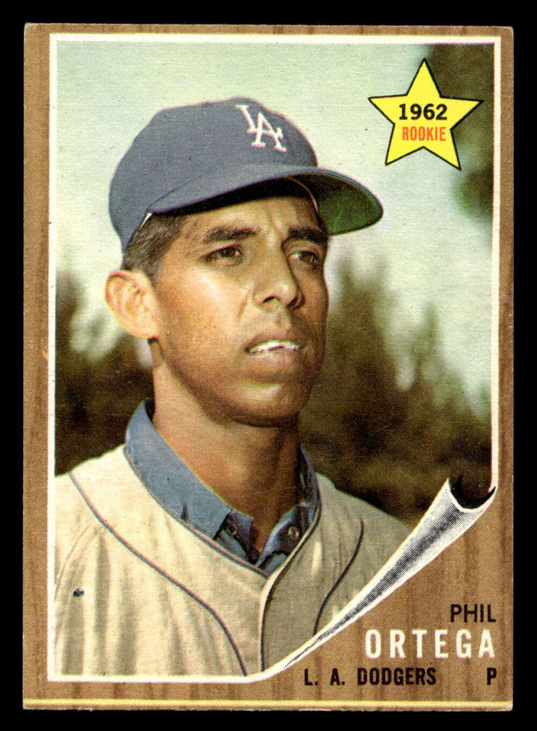 1962 Topps #69 Phil Ortega Ex-Mint RC Rookie  ID: 512821