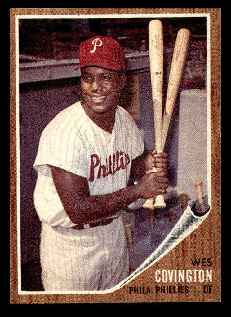 1962 Topps #157 Wes Covington Near Mint+  ID: 512863