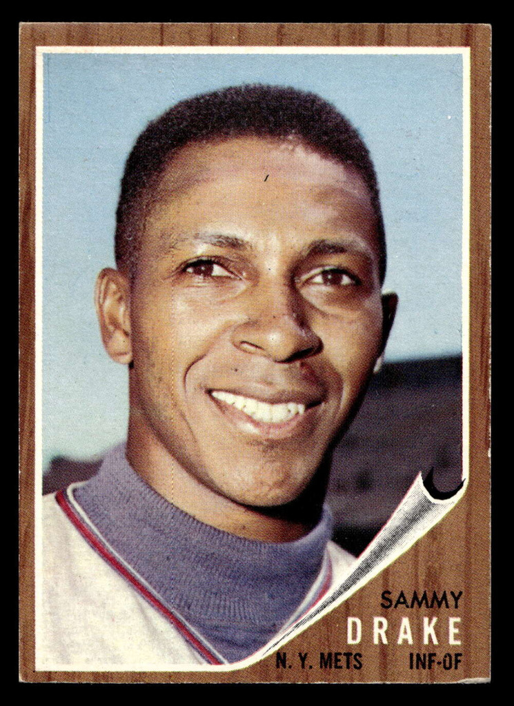 1962 Topps #162 Sammy Drake Excellent+ RC Rookie  ID: 512870